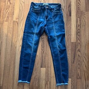 KanCan Dark Blue Ankle Jeans